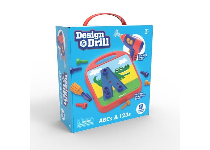 Design & Drill® ABCs & 123s-Building-Tools 4 Teaching-Classroom Decor and More