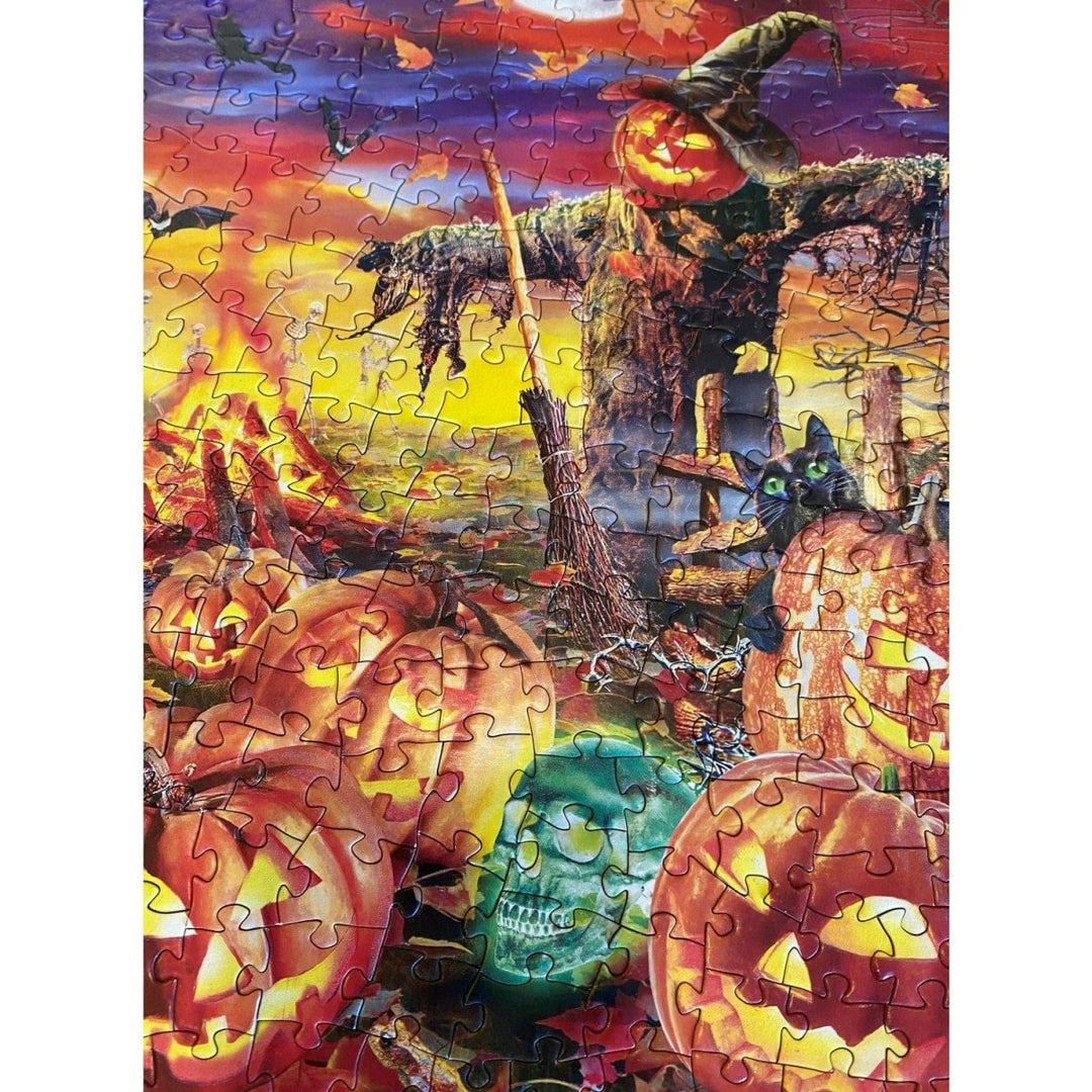 Glow in the Dark - All Hallow's Eve 500 Piece Jigsaw Puzzle-Puzzles-Tools 4 Teaching-Classroom Decor and More