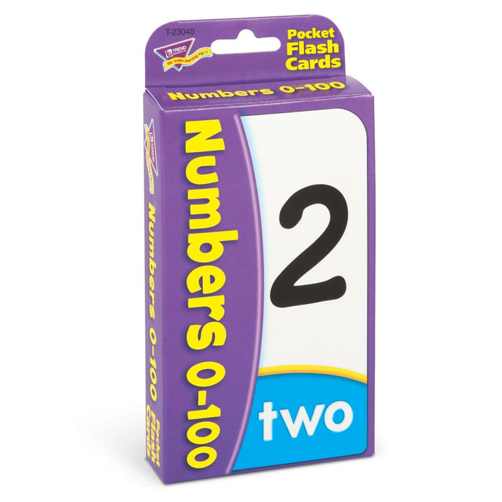 Numbers 0-100 Pocket Flash Cards-Flashcards-Tools 4 Teaching-Classroom Decor and More
