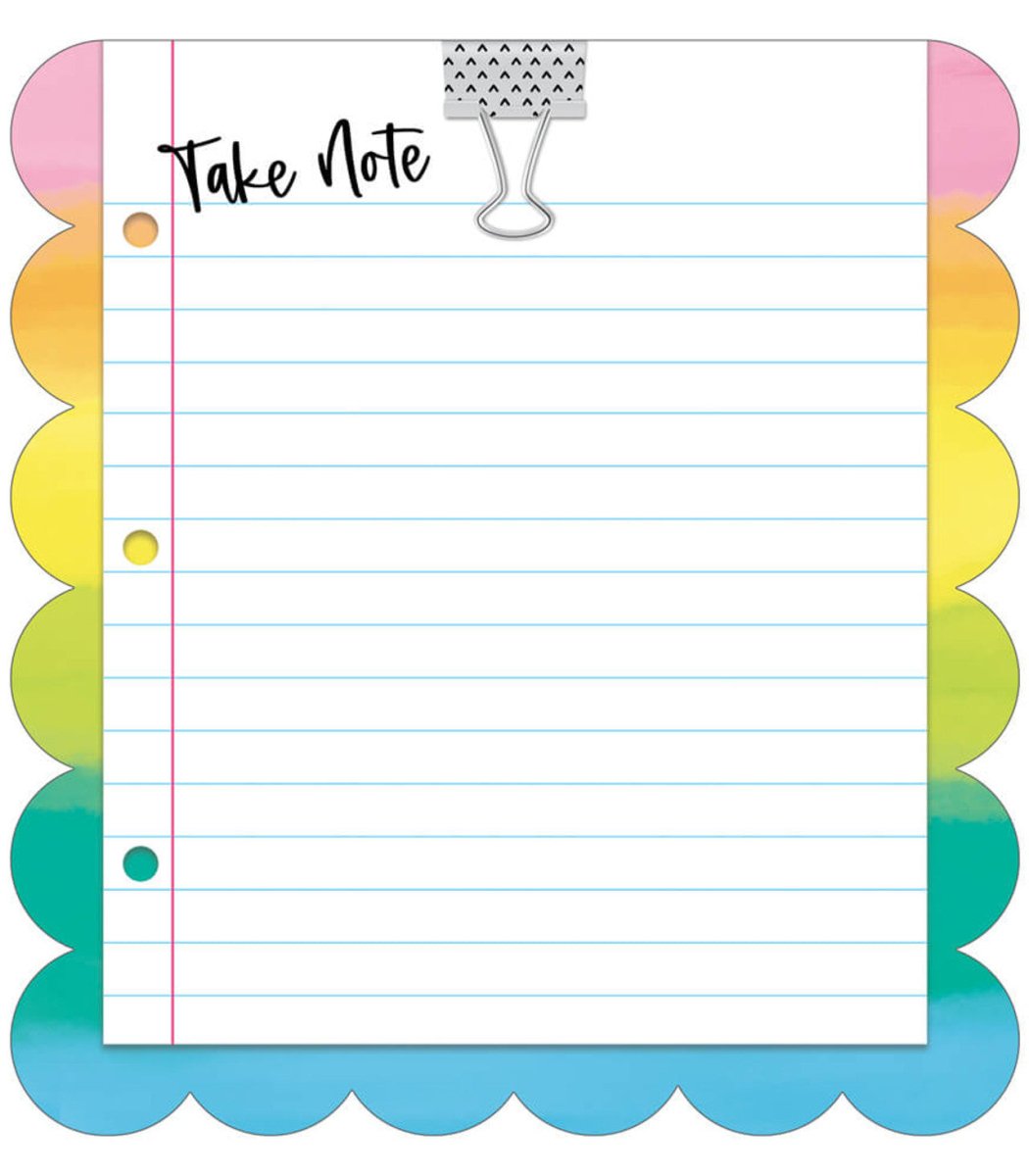 Creatively Inspired Take Note Notepad-Notepads-Tools 4 Teaching-Classroom Decor and More