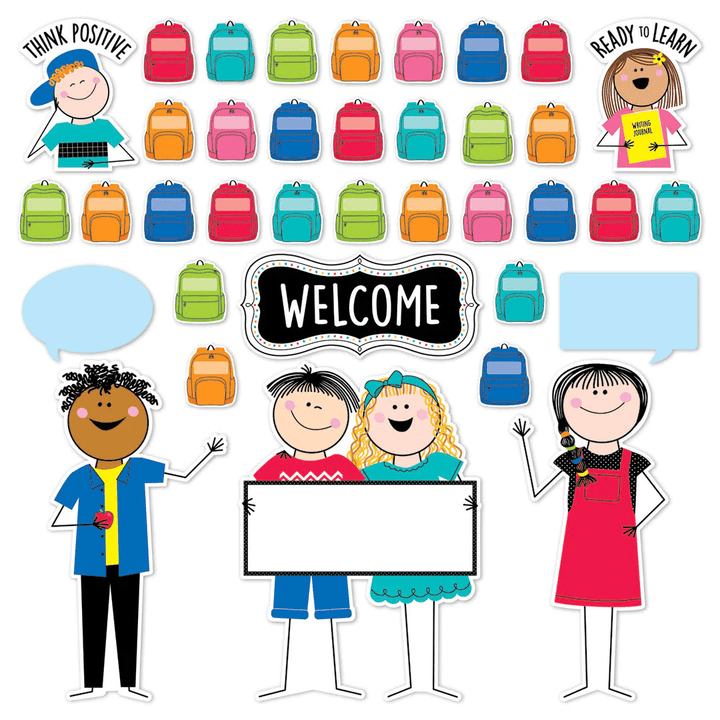 All Are Welcome Bulletin Board Set-Bulletin Board Sets-Tools 4 Teaching-Classroom Decor and More