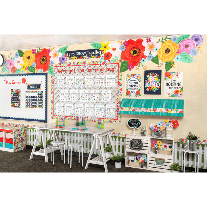 Wildflowers Bulletin Board-Bulletin Board Sets-Tools 4 Teaching-Classroom Decor and More