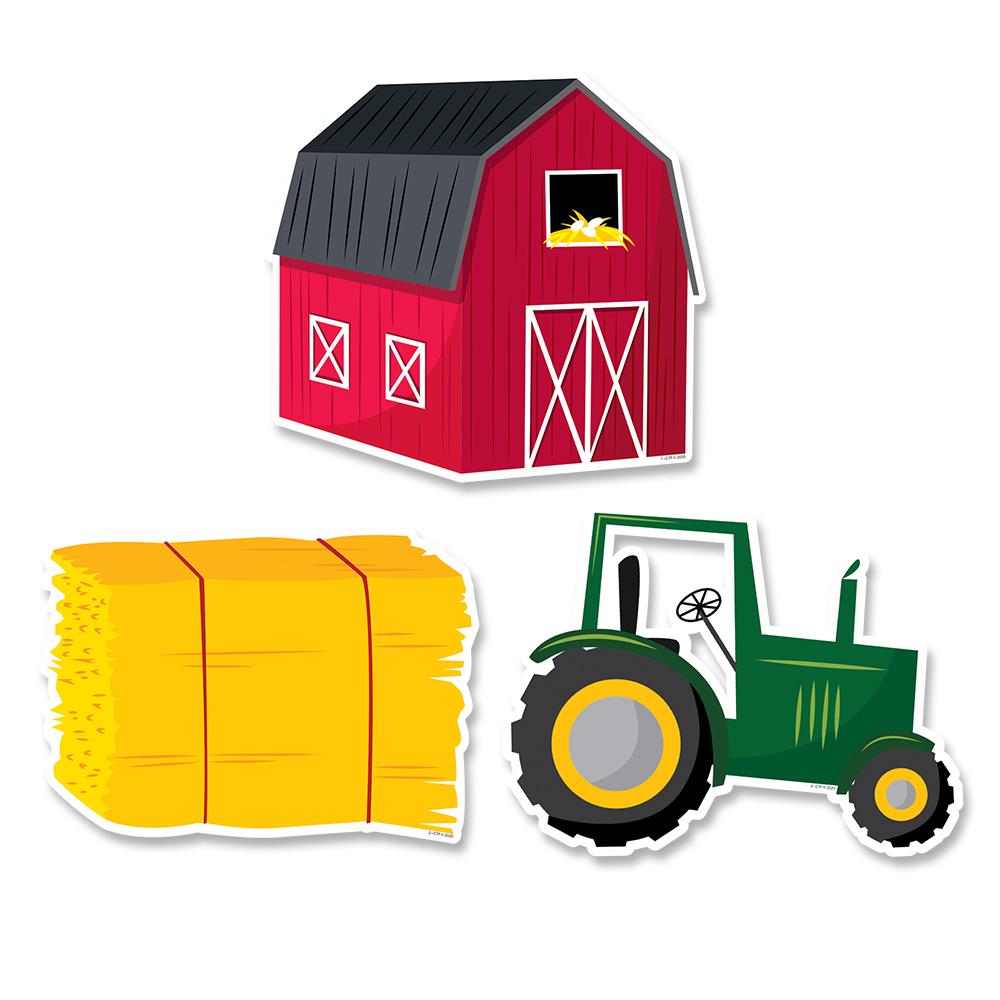 Farm Friends Farm Fun 6 Inch Designer Cut-Outs-Accents-Tools 4 Teaching-Classroom Decor and More