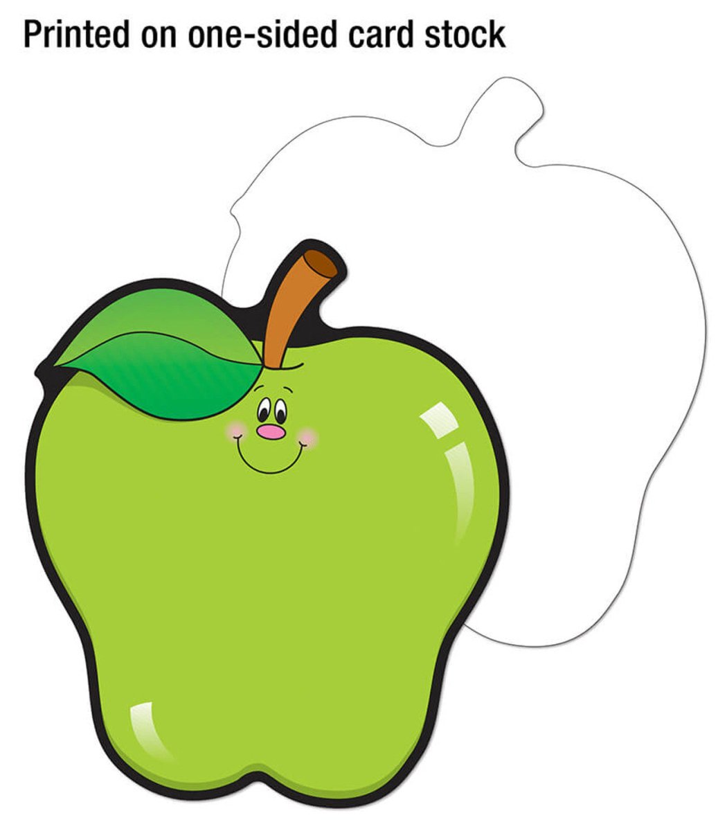 Apples Assorted Cutouts Grade PK-5-Tools 4 Teaching-Classroom Decor and More
