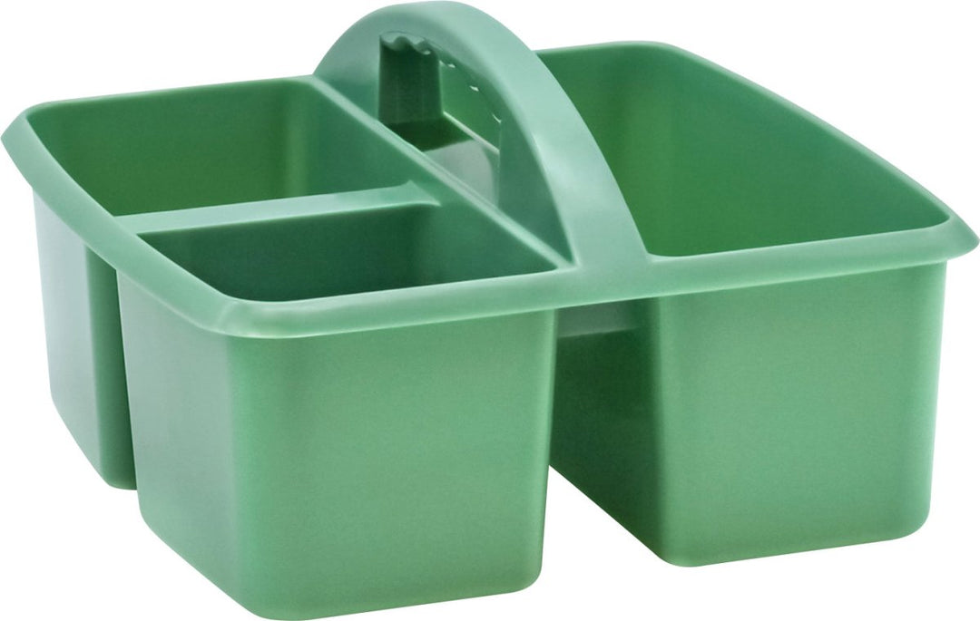 Plastic Storage Caddy: Eucalyptus Green-Organization-Tools 4 Teaching-Classroom Decor and More