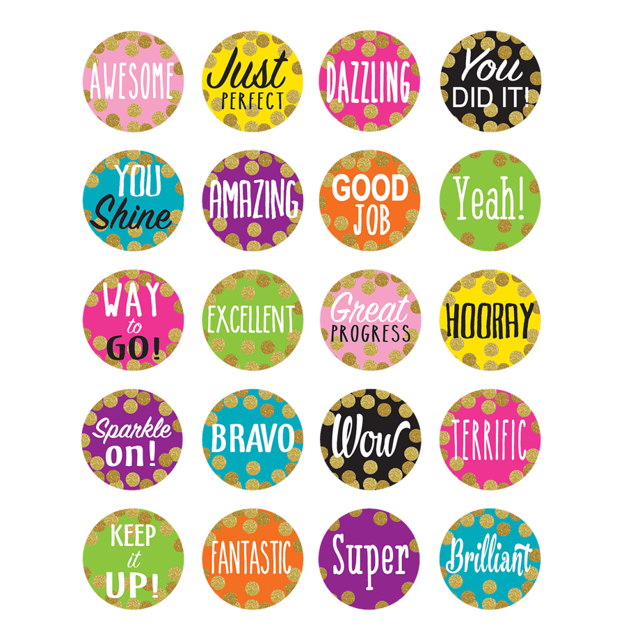 Confetti Stickers-Stickers-Tools 4 Teaching-Classroom Decor and More