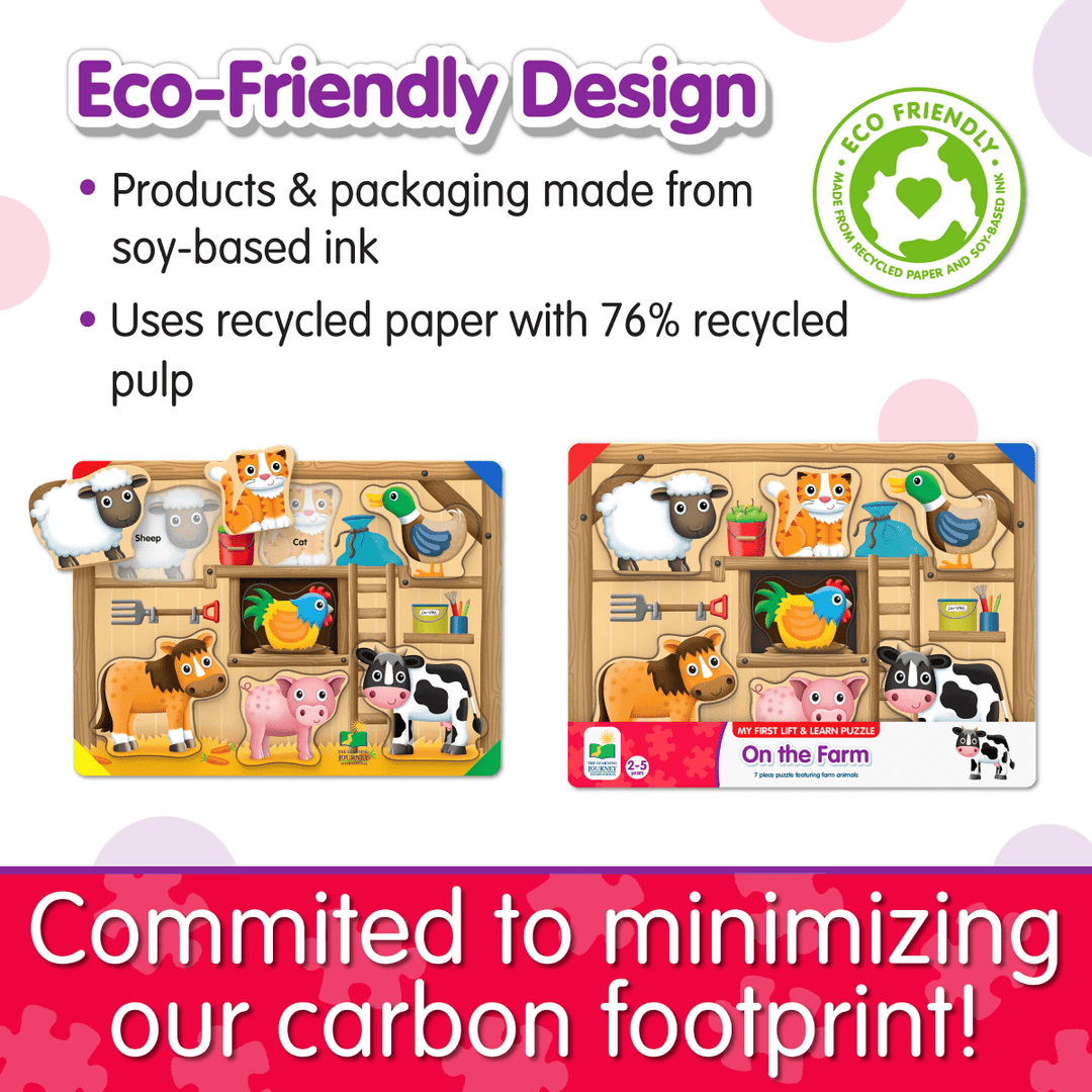 *My First Lift & Learn Puzzle - On The Farm-Puzzles-Tools 4 Teaching-Classroom Decor and More