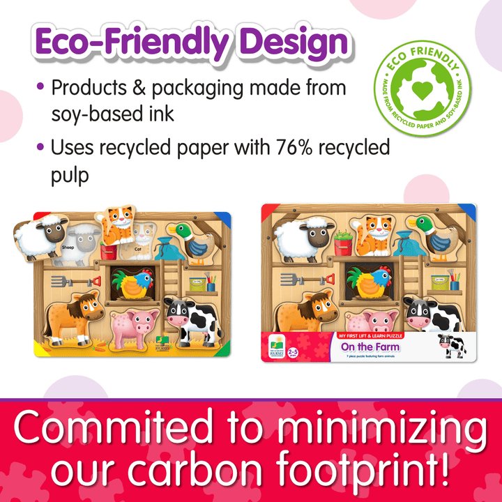 *My First Lift & Learn Puzzle - On The Farm-Puzzles-Tools 4 Teaching-Classroom Decor and More