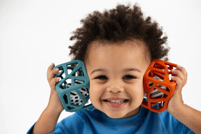 Chew Cube - Turquoise-Baby & Toddler-Tools 4 Teaching-Classroom Decor and More