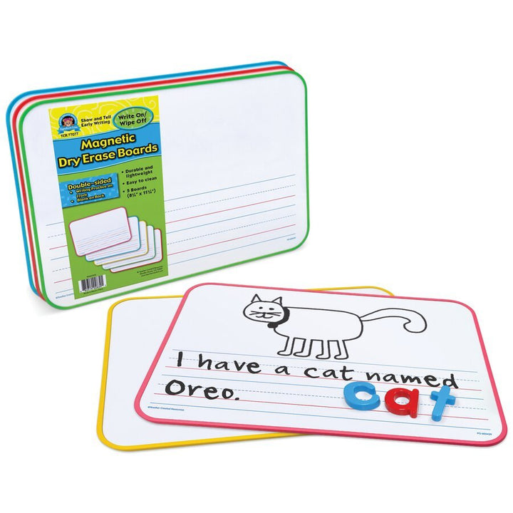 Double-Sided Show and Tell Early Writing Magnetic Dry-Erase Boards-Dry Erase-Tools 4 Teaching-Classroom Decor and More