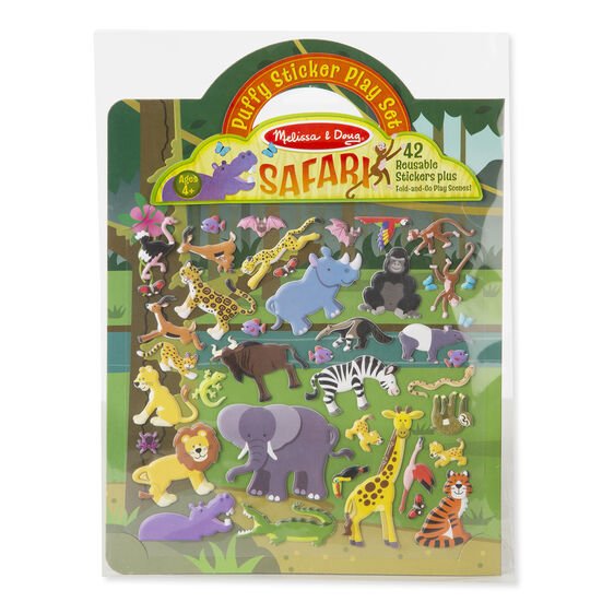 Puffy Sticker Play Set - Safari-Stickers-Tools 4 Teaching-Classroom Decor and More
