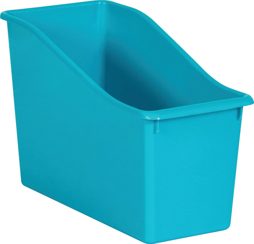 Plastic Book Bin: Teal-Organization-Tools 4 Teaching-Classroom Decor and More