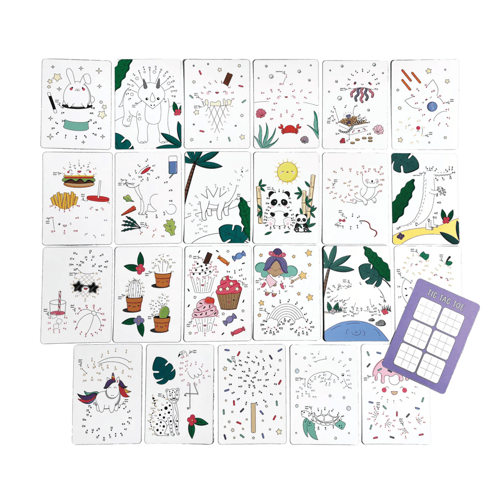 Connect the Dots Activity Cards-Travel-Tools 4 Teaching-Classroom Decor and More