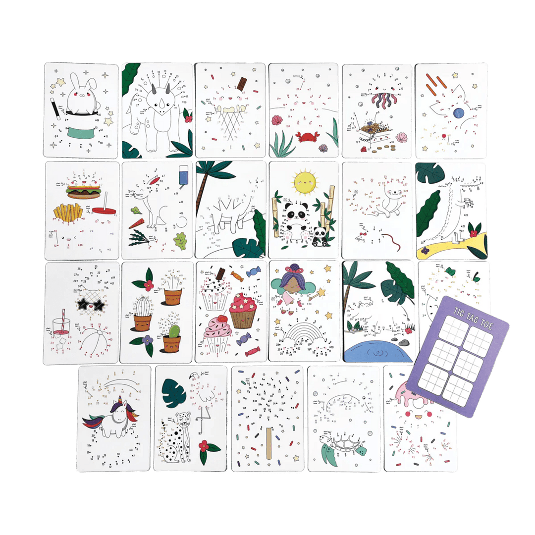 Connect the Dots Activity Cards-Travel-Tools 4 Teaching-Classroom Decor and More