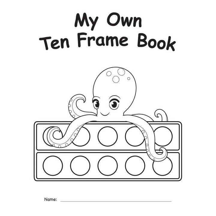 My Own Books: My Ten Frame Book-Math Books-Tools 4 Teaching-Classroom Decor and More