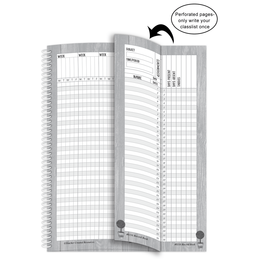 *Modern Farmhouse Record Book-Record & Plan Books-Tools 4 Teaching-Classroom Decor and More