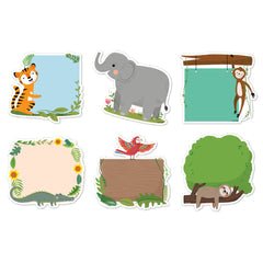Jungle Friends 6" Designer Cut-Outs-Accents-Tools 4 Teaching-Classroom Decor and More