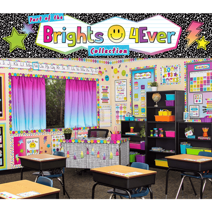 Brights 4Ever Mini Bulletin Board-Mini Bulletin Boards-Tools 4 Teaching-Classroom Decor and More