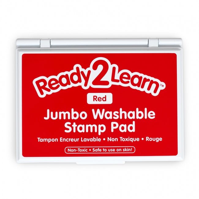 Jumbo Washable Pad - Red-Stamps & Stamp Pads-Tools 4 Teaching-Classroom Decor and More