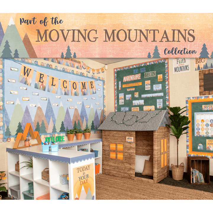 Moving Mountains Name Tags/Labels - Multi-Pack-Nameplates &amp; Name Tags-Tools 4 Teaching-Classroom Decor and More