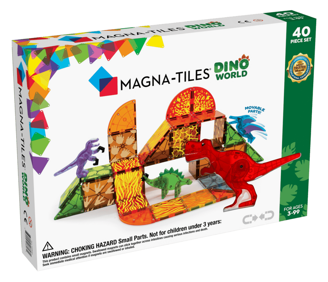 Magna-Tiles® Dino World 40-Piece Set-Magnatiles-Tools 4 Teaching-Classroom Decor and More