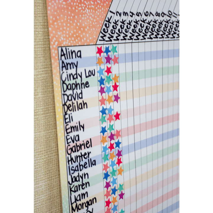 Watercolor Stars Mini Stickers-Stickers-Tools 4 Teaching-Classroom Decor and More