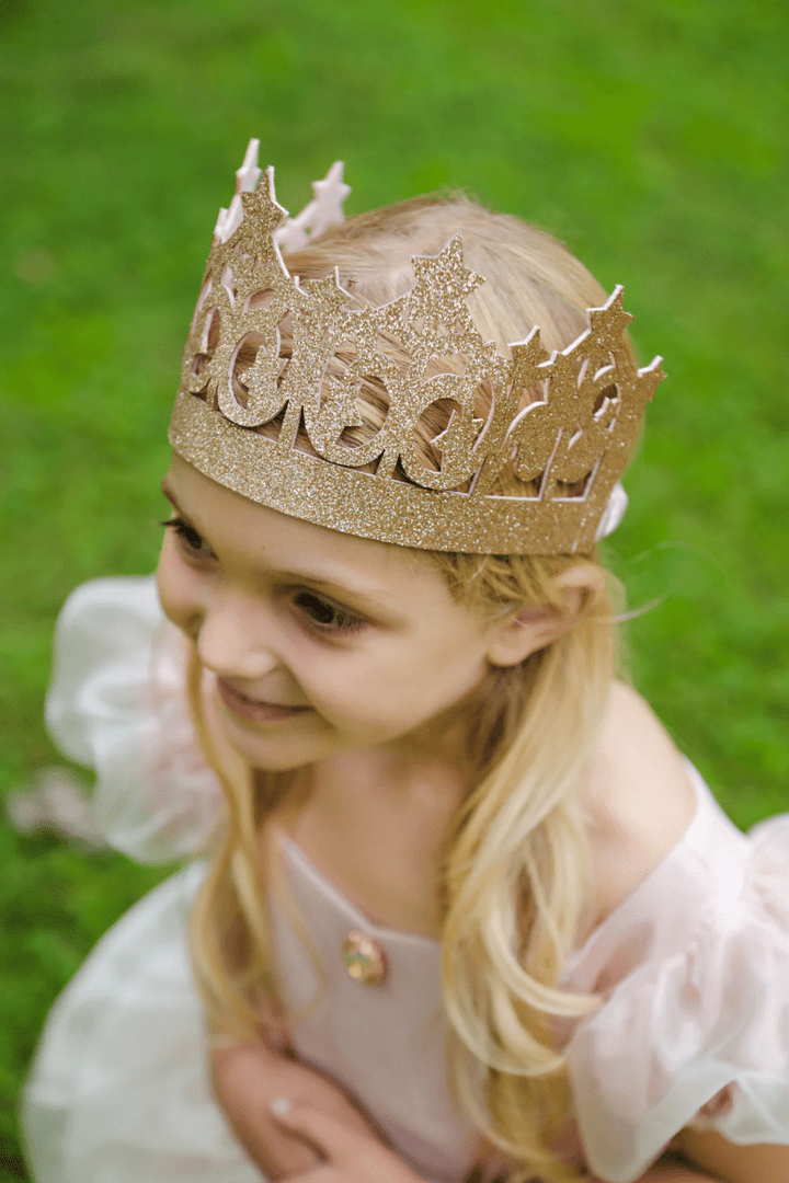 Gold Glitter Crown-Dress Up & Jewelry-Tools 4 Teaching-Classroom Decor and More