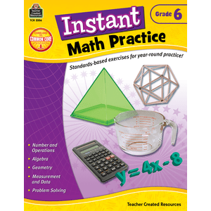 Instant Math Practice: Grades 2-6-Math Books-Tools 4 Teaching-Classroom Decor and More