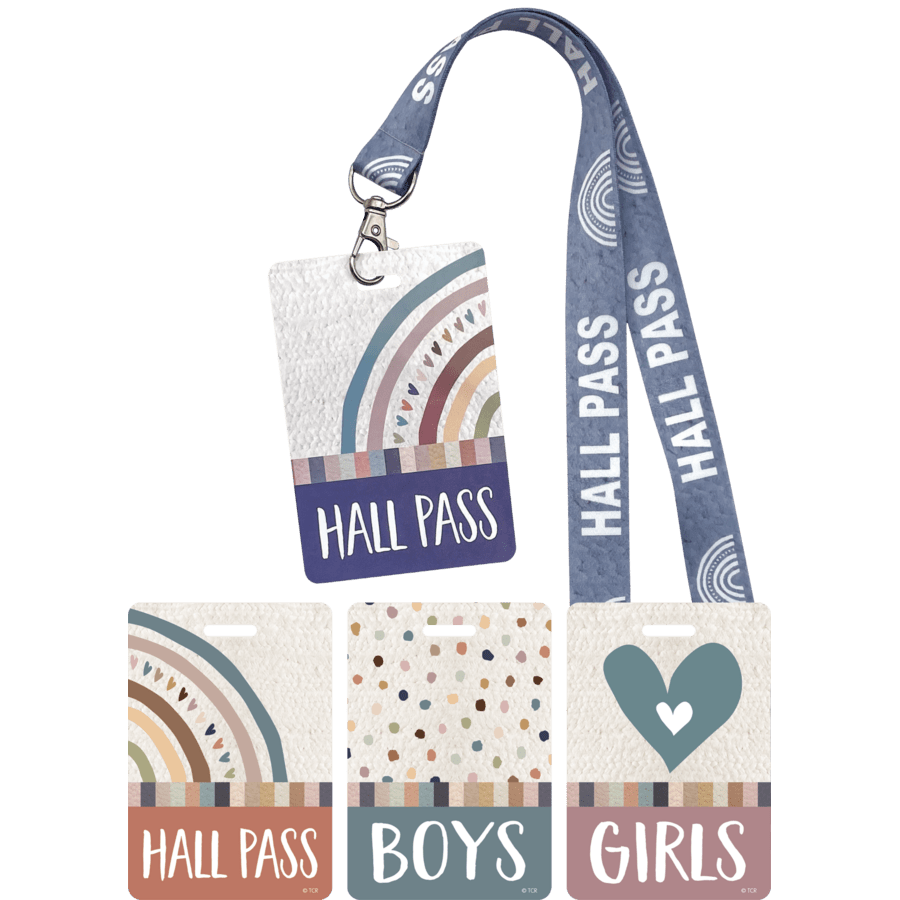 Everyone is Welcome Hall Pass Lanyards-Hall Passes-Tools 4 Teaching-Classroom Decor and More