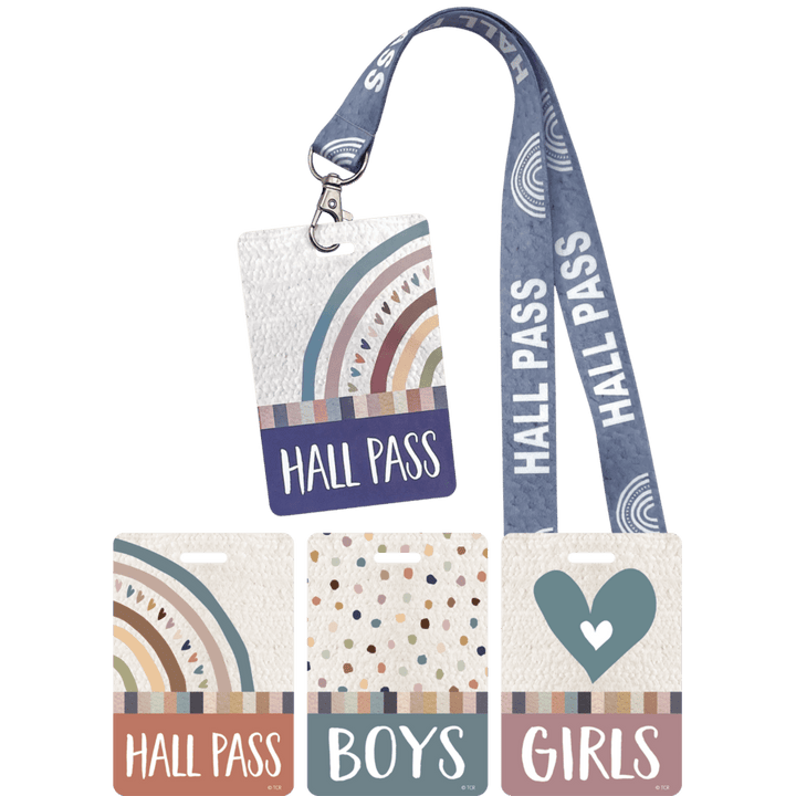 Everyone is Welcome Hall Pass Lanyards-Hall Passes-Tools 4 Teaching-Classroom Decor and More