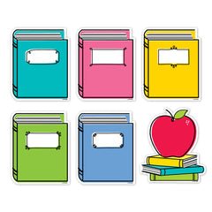 Core Decor Doodle Books 6" Designer Cut-Outs-Accents-Tools 4 Teaching-Classroom Decor and More