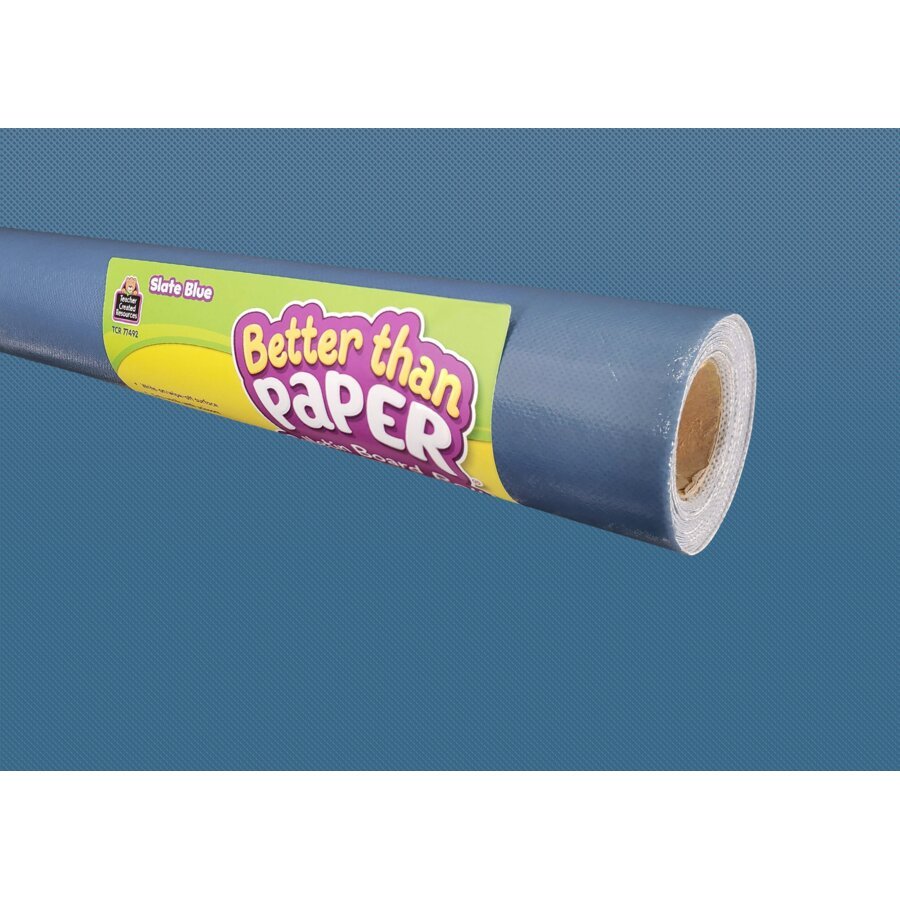 Better Than Paper® Bulletin Board Roll: Slate Blue-Bulletin Board Paper - Better Than Paper-Tools 4 Teaching-Classroom Decor and More