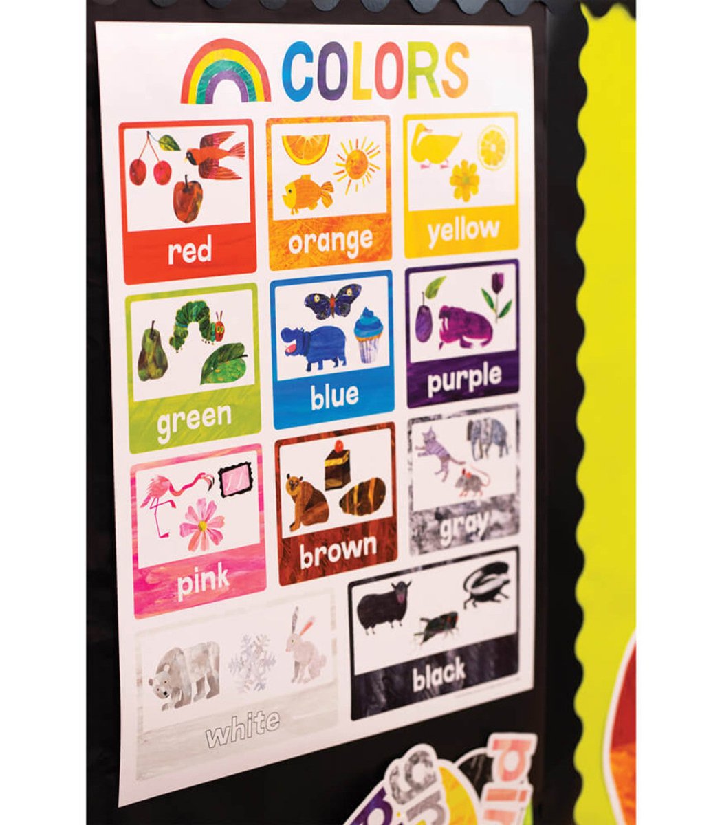 World of Eric Carle™ Colors Chart Grade PK-2-Charts-Tools 4 Teaching-Classroom Decor and More