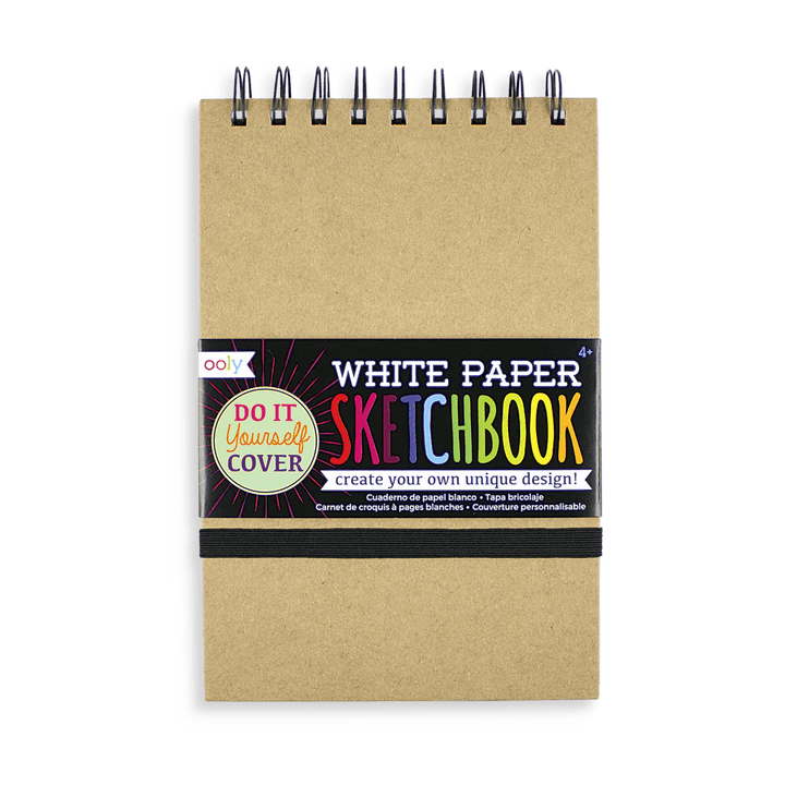 White DIY Cover Sketchbook-Arts & Crafts-Tools 4 Teaching-Classroom Decor and More