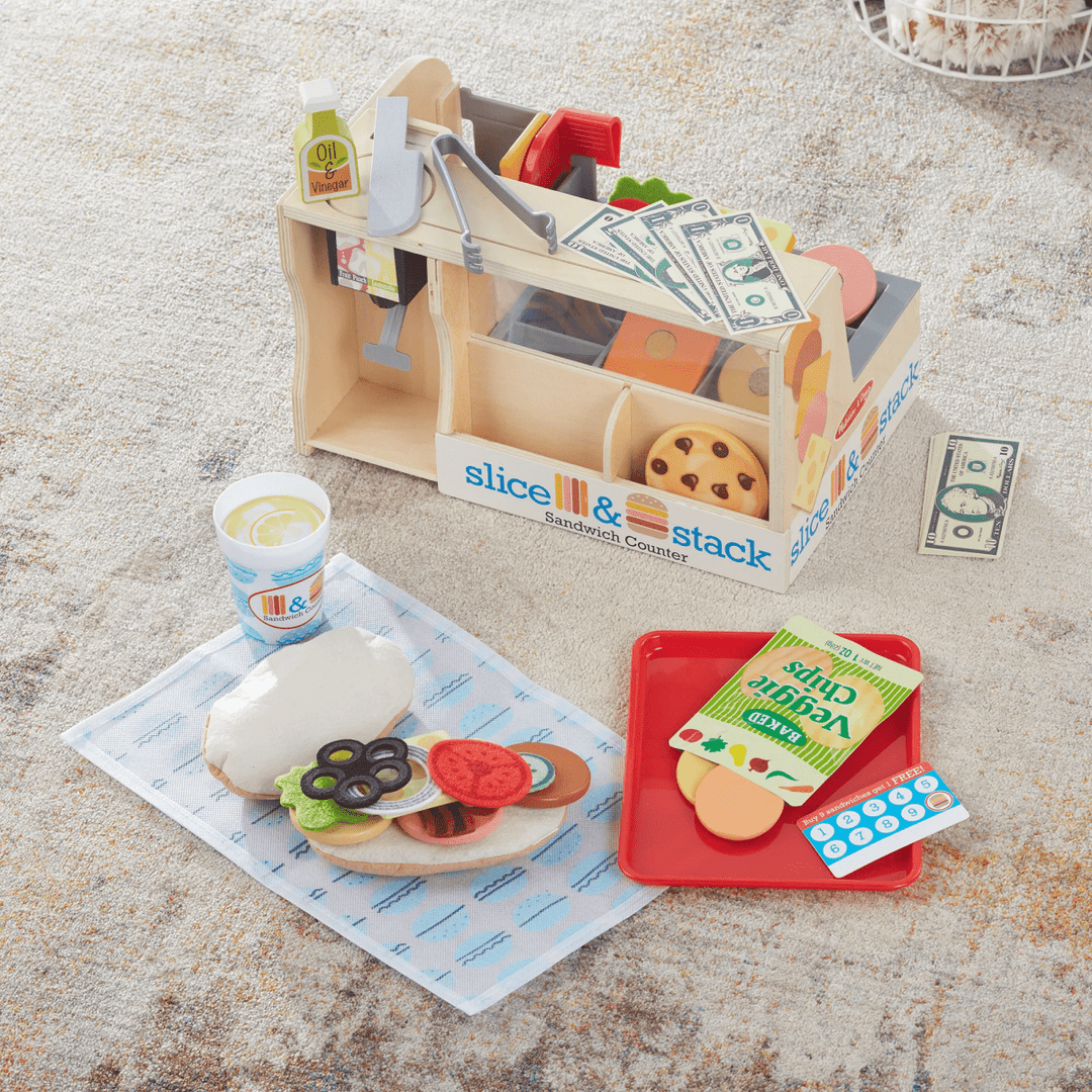 Slice & Stack Sandwich Counter-Play Food-Tools 4 Teaching-Classroom Decor and More