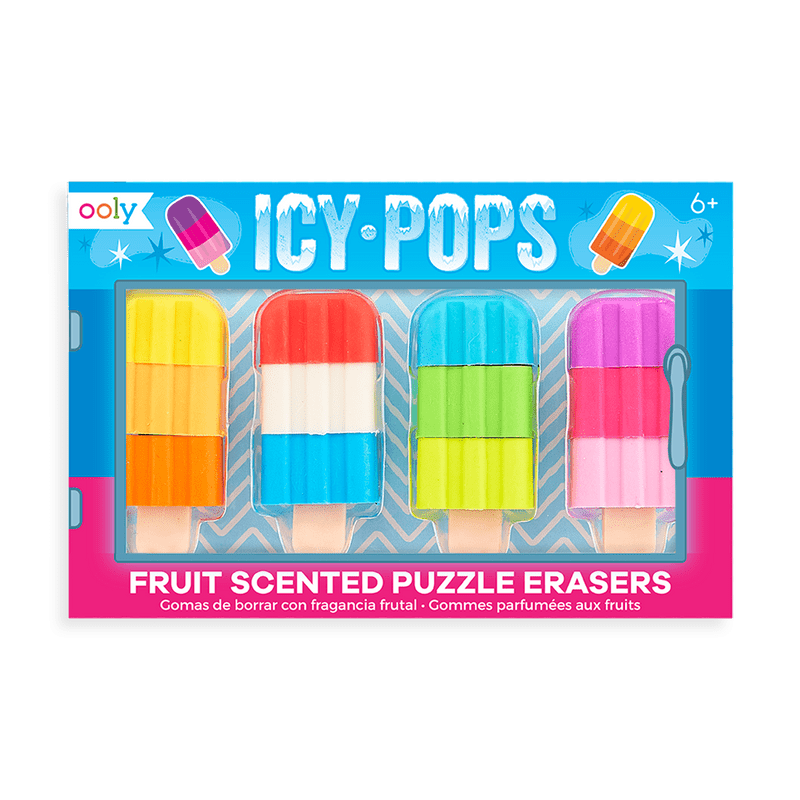 Icy Pops Scented Puzzle Erasers-Arts & Crafts-Tools 4 Teaching-Classroom Decor and More