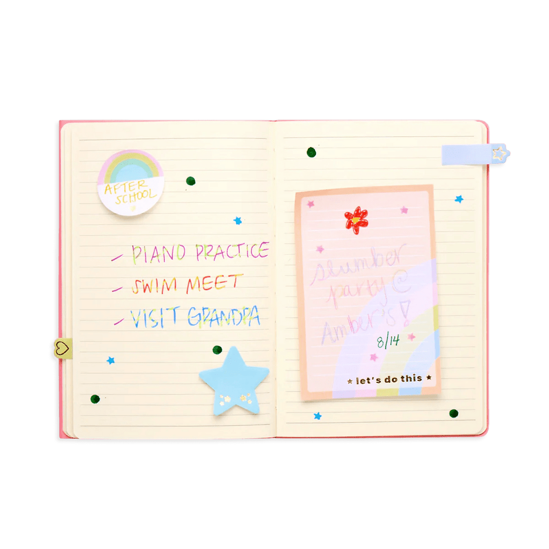 Side Notes Sticky Tab Note Pad - Pastel Rainbows-Arts & Crafts-Tools 4 Teaching-Classroom Decor and More