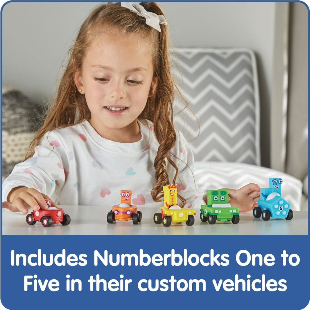 Numberblocks® Mini Vehicles, Set of 5-Numbers, Counting & Sorting-Tools 4 Teaching-Classroom Decor and More