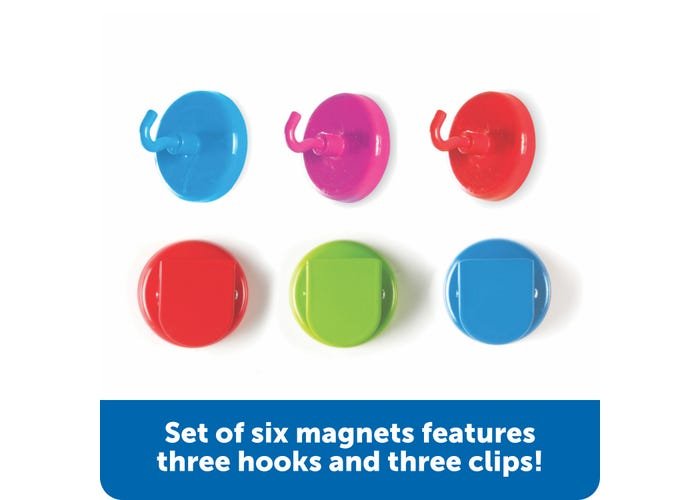 Super Strong Magnetic Hooks & Clips-Magnets-Tools 4 Teaching-Classroom Decor and More