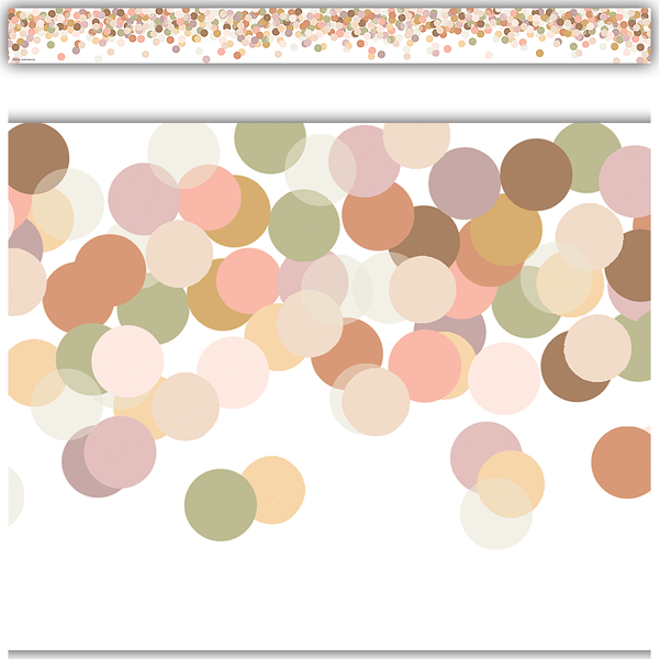Calming Confetti Straight Border Trim-Borders-Tools 4 Teaching-Classroom Decor and More