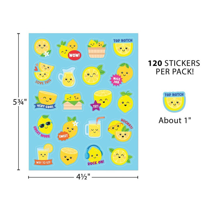 Lemon Smelly Stickers-Stickers-Tools 4 Teaching-Classroom Decor and More