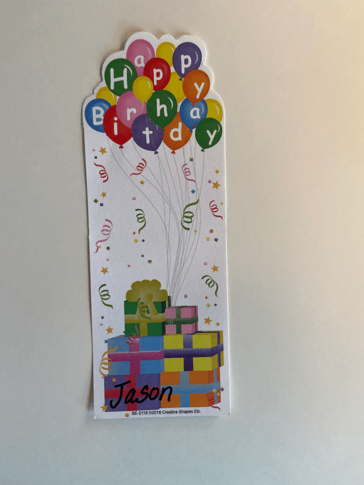 Bookmarks - Birthday-Bookmarks-Tools 4 Teaching-Classroom Decor and More