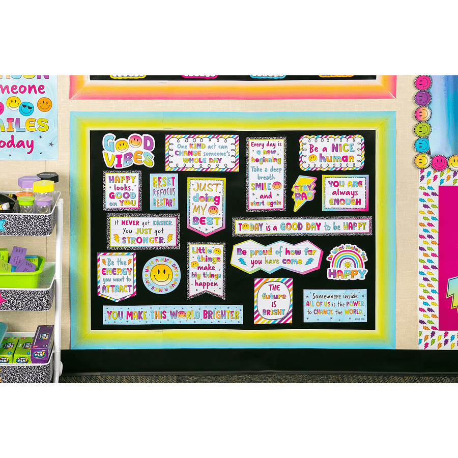 Brights 4Ever Aqua and Lime Color Wash Straight Border Trim-Borders-Tools 4 Teaching-Classroom Decor and More