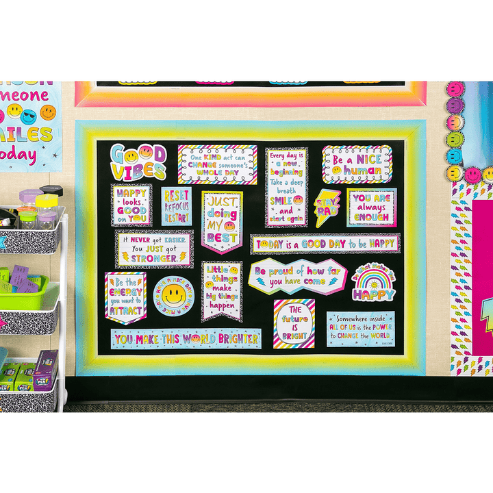 Brights 4Ever Aqua and Lime Color Wash Straight Border Trim-Borders-Tools 4 Teaching-Classroom Decor and More