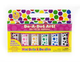 6-Pack Mini Dot Jewel Tones Do A Dot-Do A Dot-Tools 4 Teaching-Classroom Decor and More