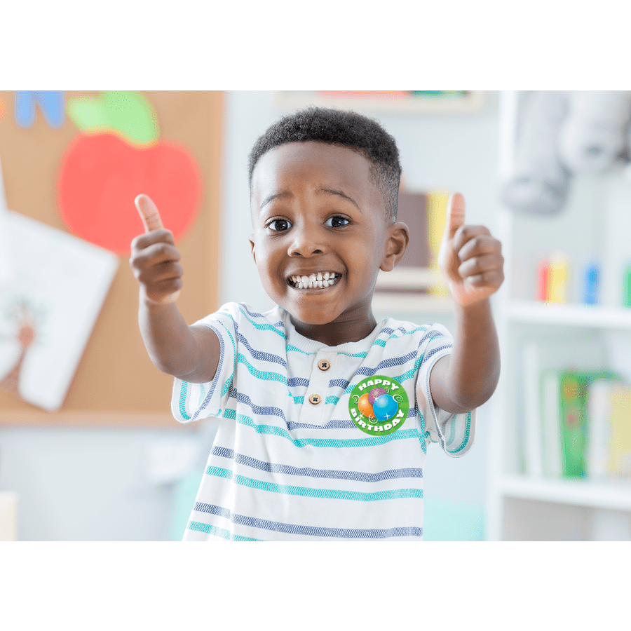 Happy Birthday Wear 'Em Badges-Birthday-Tools 4 Teaching-Classroom Decor and More