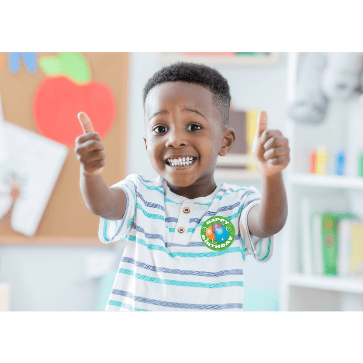 Happy Birthday Wear 'Em Badges-Birthday-Tools 4 Teaching-Classroom Decor and More