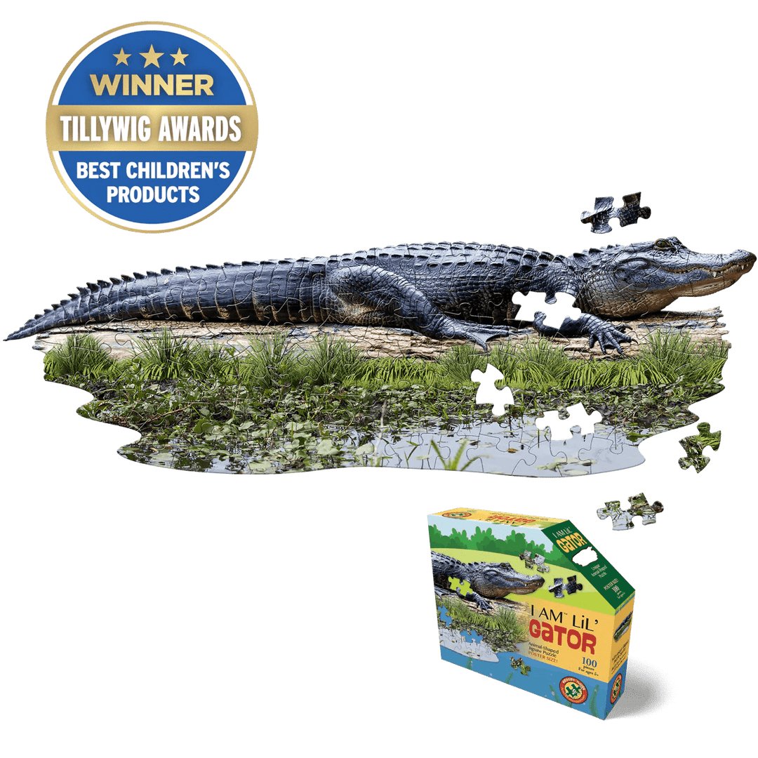 *I AM LiL' GATOR 100 pcs Puzzle-Puzzles-Tools 4 Teaching-Classroom Decor and More