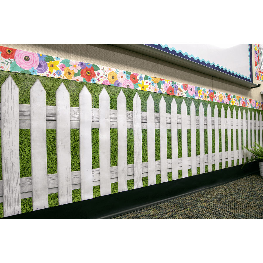 Wildflowers Straight Border Trim-Borders-Tools 4 Teaching-Classroom Decor and More
