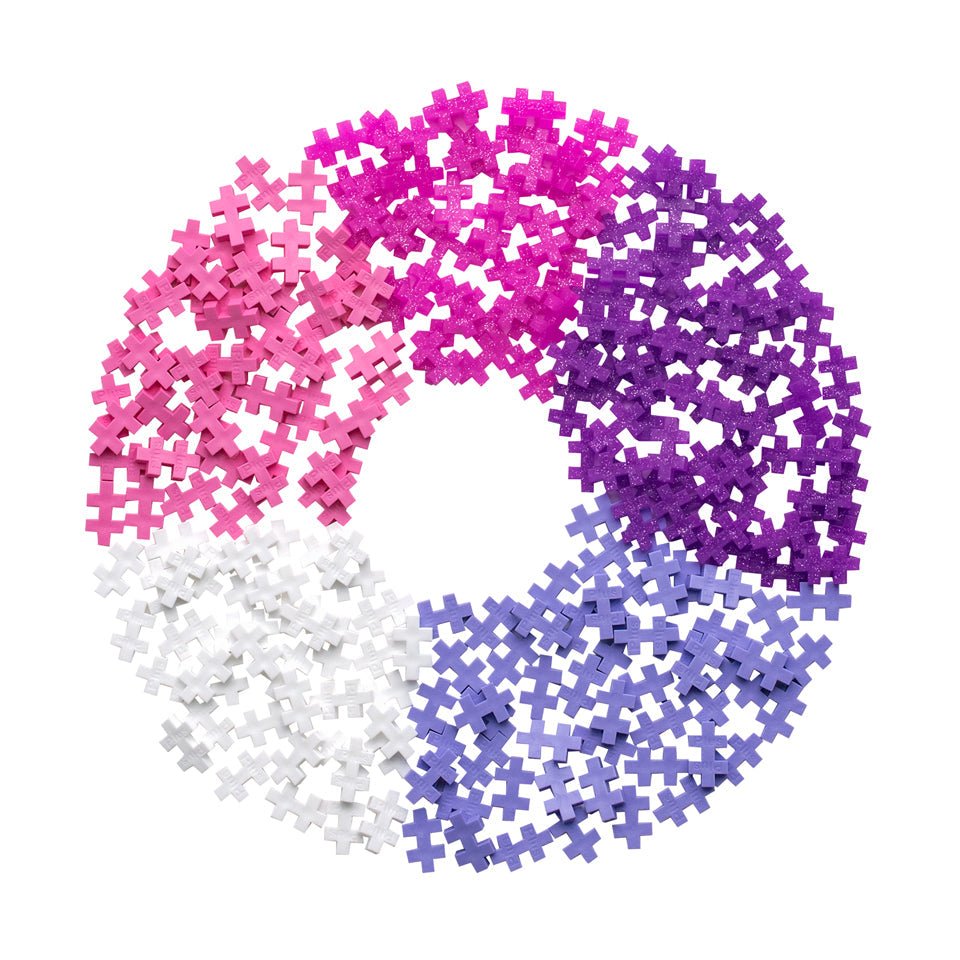 PLUS PLUS® Tube - 240 PC - Open Play Mix - Glitter Mix-Plus Plus-Tools 4 Teaching-Classroom Decor and More